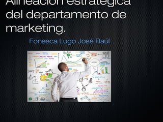 Alineación estratégicaAlineación estratégica
del departamento dedel departamento de
marketing.marketing.
Fonseca Lugo José RaúlFonseca Lugo José Raúl
 