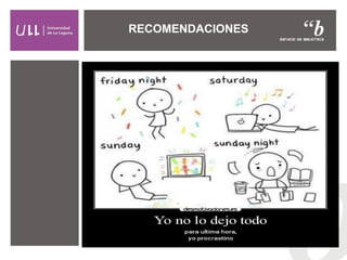RECOMENDACIONES
 