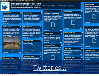 Twi+er	
  es...
lunes 28 de junio de 2010
 