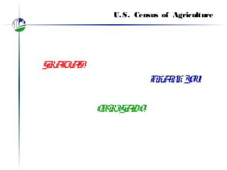 U.S. Census of Agriculture
GRACIAS!
THANKYOU!
OBRIGADO!
 