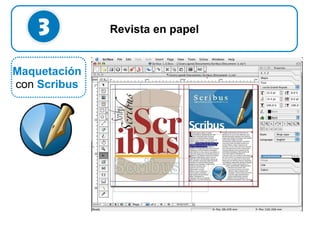 Diseño de revista Revista en papel Maquetación  con  Scribus  