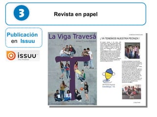 Diseño de revista Revista en papel Publicación  en  Issuu  