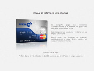 Presentacion de UNETENET