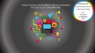 Realizado por
Rubén Acosta Hidalgo
C.EL.
2º GMACOM
20-21
Jorge Rodríguez Guerrero
CÓMO UTILIZAR LOS ENTORNOS WEB 2.0 E INTEGRAR
EN ELLOS A LOS CONSUMIDORES
IES Camas
1
 