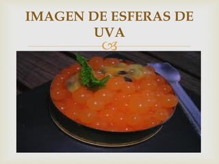 IMAGEN DE ESFERAS DE
        UVA
         
 