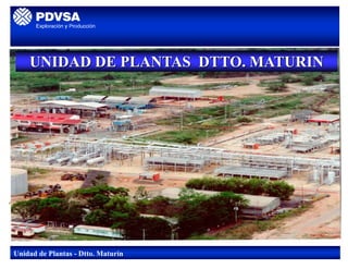 Unidad de Plantas - Dtto. Maturín
UNIDAD DE PLANTAS DTTO. MATURIN
 