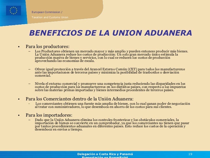 Presentacion union aduanera