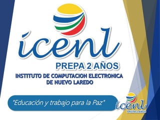 "Educación y trabajo para la Paz"
 