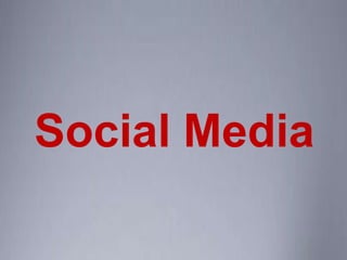Social Media

 