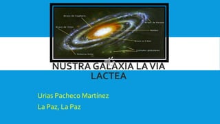 NUSTRA GALAXIA LAVIA
LACTEA
Urias Pacheco Martínez
La Paz, La Paz
 