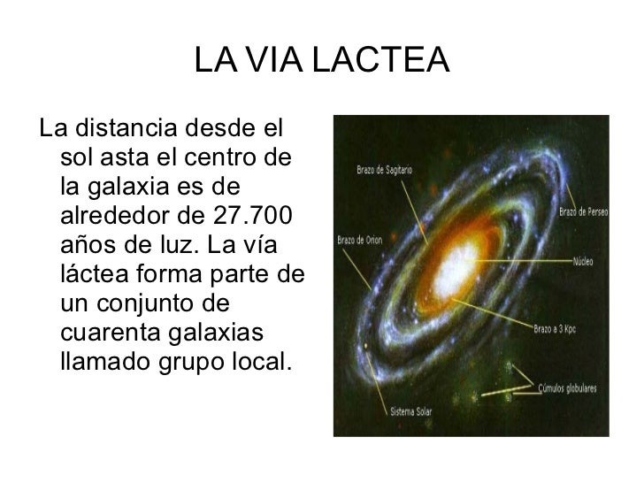 Presentacion vía láctea