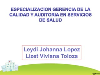 Leydi Johanna Lopez
Lizet Viviana Toloza
 