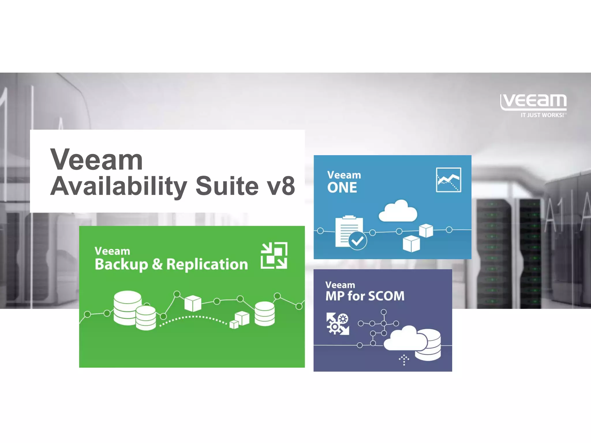 Veeam
Availability Suite v8
 