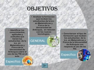 OBJETIVOS  