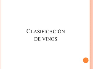 Clasificación de vinos 