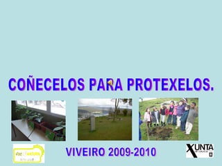 VIVEIRO 2009-2010 COÑECELOS PARA PROTEXELOS. 