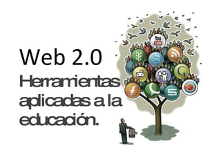 Web 2.0 Herramientas  aplicadas a la  educación.  