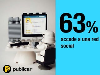 - 16 -
accede a una red
social
63%
 