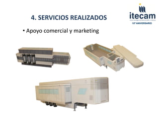 4. SERVICIOS REALIZADOS
                                10º ANIVERSARIO


• Apoyo comercial y marketing
 