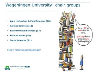 Wageningen UR in Latin America