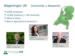 Wageningen UR in Latin America