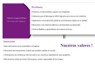 Nuestros valores !
 