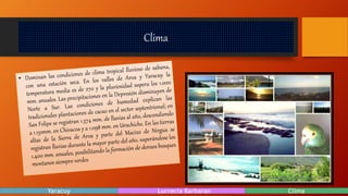 Clima
Yaracuy Lucrecia Barbaran Clima
 