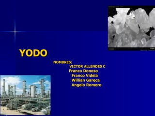 YODO NOMBRES:  VICTOR ALLENDES C Franco Donoso Franco Videla Willian Gareca Angelo Romero 