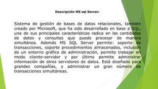 SQL VS ACCESS | PPTX