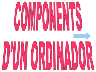 COMPONENTS  D'UN ORDINADOR   