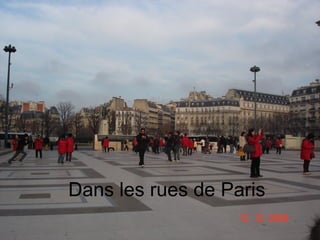 Dans les rues de Paris  