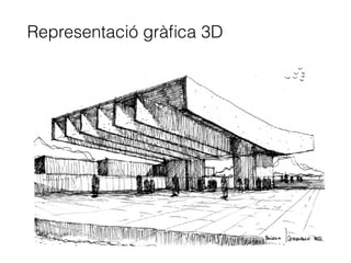 Representació gràﬁca 3D
 
