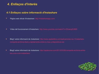 Pas número 2:
➲ Primer executem l'aplicació per a Mac. Quan ho fem
apareixerà una finestra on haurem d'arrossegar els arxius
que vulguem transferir a l'iPhone.
➲ Obrim l'aplicació amb l'iPhone.
 