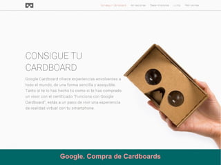 Google. Compra de Cardboards
 