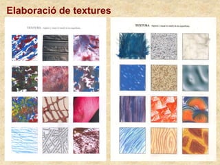 Elaboració de textures
 