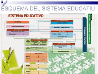 ESQUEMA DEL SISTEMA EDUCATIU
 