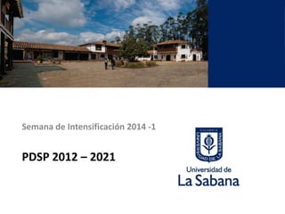 PDSP 2012 – 2021
 
