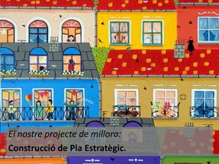 El nostre projecte de millora:
Construcció de Pla Estratègic.

 