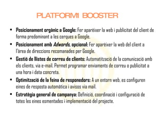 Presentació Serveis Platform1