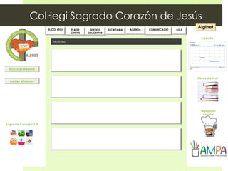 Col·legi Sagrado Corazón de Jesús
EL COL·LEGI

Noticies

PLA DE
CENTRE

SERVICIS
DEL CENTRE

SECRETARÍA

AGENDA

COMUNICACIÓ

AULA

 