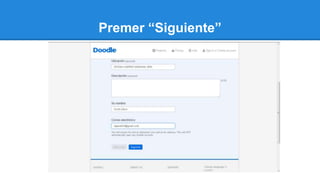 Premer “Siguiente”
 