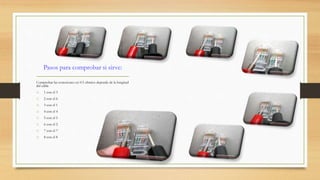 Pasos para comprobar si sirve: 
Comprobar las conexiones en 0.5 ohmios depende de la longitud 
del cable 
o 1 con el 3 
o 2 con el 6 
o 3 con el 1 
o 4 con el 4 
o 5 con el 5 
o 6 con el 2 
o 7 con el 7 
o 8 con el 8 
