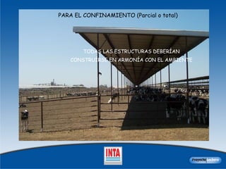 TODAS LAS ESTRUCTURAS DEBERÍAN CONSTRUÍRSE EN ARMONÍA CON EL AMBIENTE   PARA EL CONFINAMIENTO (Parcial o total) 