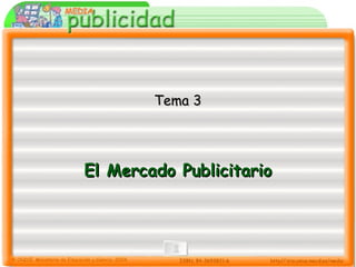 El Mercado Publicitario Tema 3 