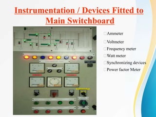 Synchronizing Instrumentation ac switchgears | PPT