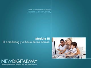 El e-marketingVentajas del e-marketing.1	Es un medio relativamente barato para alcanzar una audiencia determinada. Audiencia potencial amplia, con bajo presupuesto.	Permite a los consumidores investigar y comparar antes de comprar productos y servicios.2	Inmediatez en la obtención de los resultados.3	Capacidad de medir y obtener datos estadísticos con facilidad y bajos costos.45	Practicamente todos los resultados de una campaña de marketing por Internet pueden ser medidos y testeados.6	Variedades de modalides para anunciar, pago por impresión, pago por acción.7	ROI medible y testeable.8	Alta confiabilidad en el medio para los anunciantes y los expertos de marketing.24