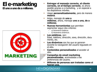 ContenidosEl “Long Tail” y de que manera captar la audiencia en InternetEn febrero de 2004, Chris Anderson junto con Clay Shirsky, en el ensayo “Power laws, weblogs and Inequity”, acuñaron la frase “The Long Tail”.En 2006 escribieron un nuevo libro, “The Long Tail: Why the future of Business is selling Less of More”33