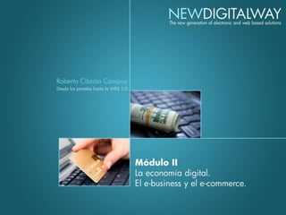 9“Digital economy” ( economía digital )Nicholas Negroponte, el gran guru.El término surgió en 1995, de la mano de Nicolas Negroponte.“Being Digital”, fue un best seller en su época y aún hoy sigue siendo un ibro de consulta permanente.Opone el viejo modelo ( atomos, materiales, transporte físico ) al del nuevo modelo, mas liviano ( virtual, bits ).Plantea a Internet como un icono del futuro.Las predicciones de “Being Digital hoy se hacen realidad con la explosión de Internet.