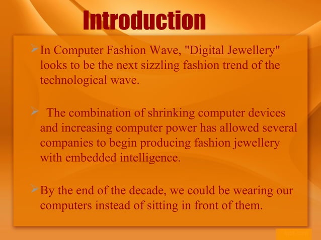 DIGITAL JEWELLERY | PPT
