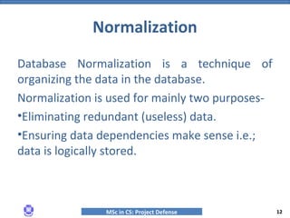 Efficient Database Design for Banking System | PPT | Databases ...